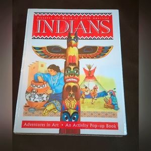 Discover the World of North American Indians Kit and Pop-Up Book Brand New